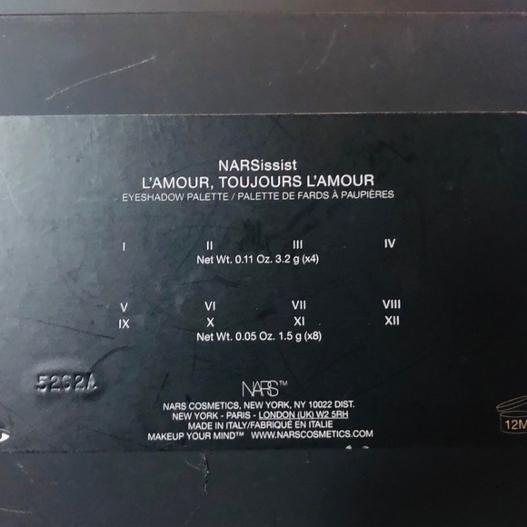 NARS L'AMOUR, TOUJOURS L'AMOUR EYESHADOW PALETTE - Picture 4 of 4